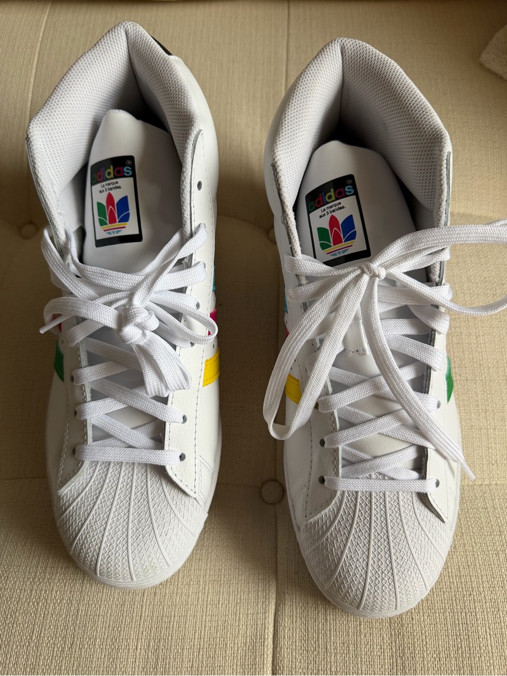 Adidas Pro Model Colorful FX0183 Cloud White Bran New 9.5 - Picture 8 of 11